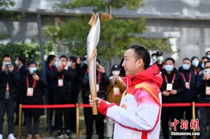 3月2日，北京2022年冬殘奧會火種采集儀式在中國盲文圖書館舉行，采集“希望之火”。 <a target='_blank' href='/'>中新社</a>記者 張興龍 攝