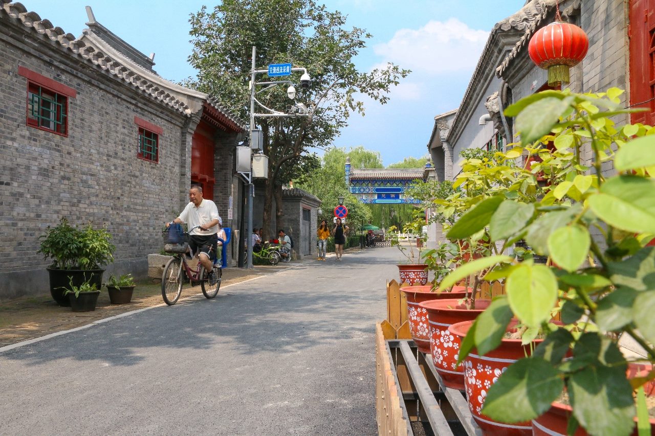  北京市南鑼鼓巷片區(qū)雨兒胡同（2019年7月25日攝）。