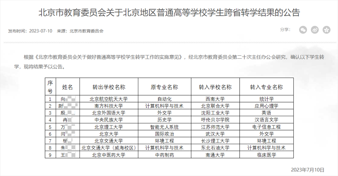 圖片來源：北京市教委網站